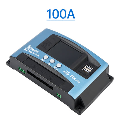 100A MPPT Solar Controller Bluetooth Temperature Monitoring Charging 12V~60V