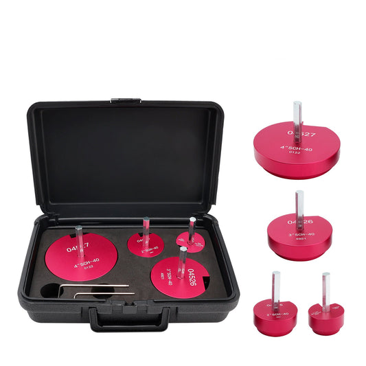 4Pcs PVC Pipe Reamer Plastic PVC Pipe Fitting Reamer Plumbing Tools Kit Fit