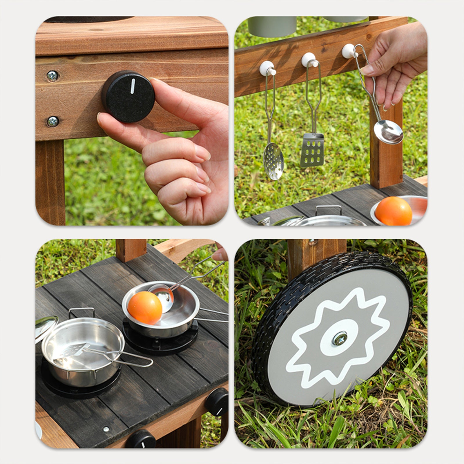 Wooden Outdoor Mud Kitchen,Outdoor Play Kitchen Set,Children's Outdoor Toy Kitchen Set (Copy)