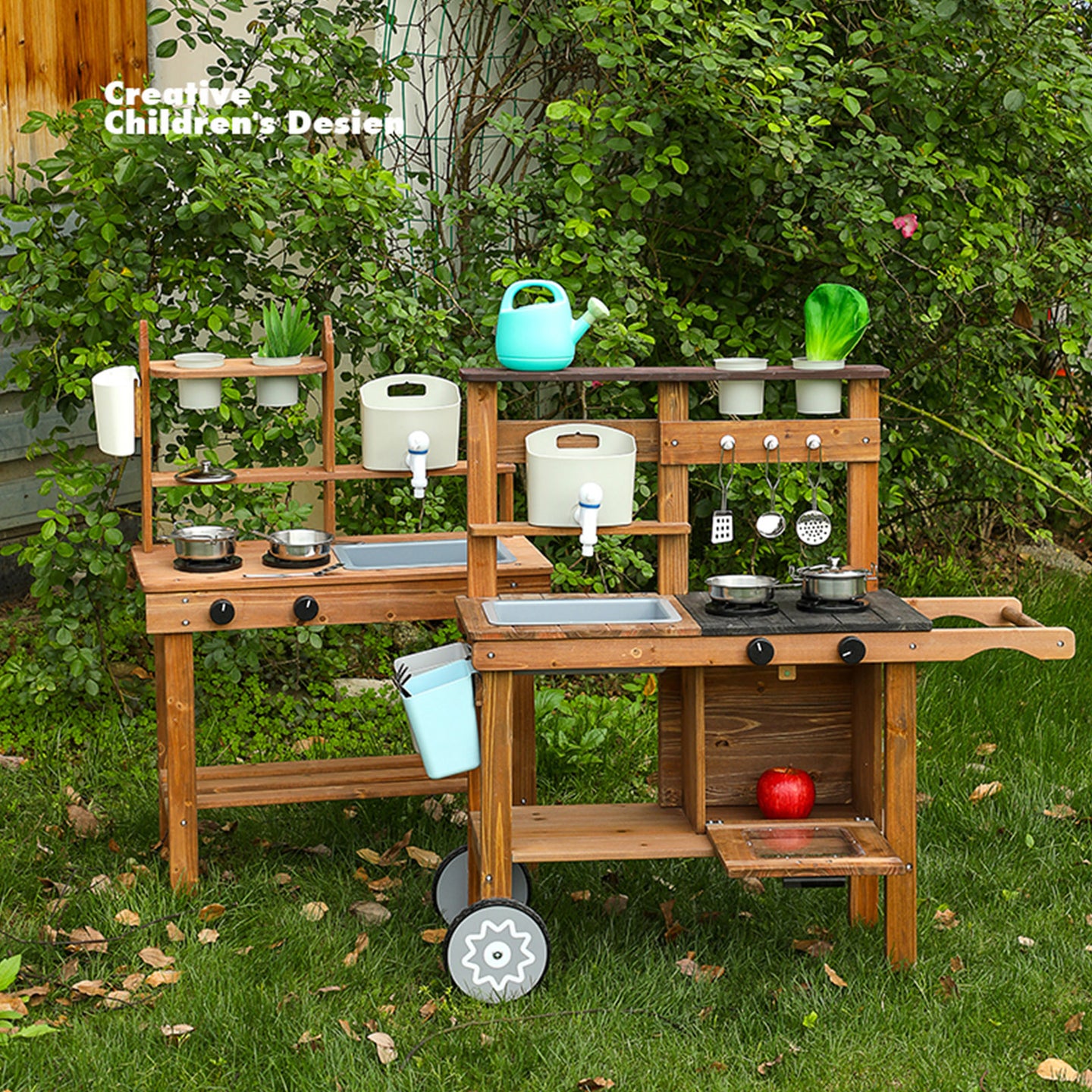 Wooden Outdoor Mud Kitchen,Outdoor Play Kitchen Set,Children's Outdoor Toy Kitchen Set (Copy)