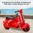 Dual Electric 6V Kid Ride On Motorcycle With Side 5 Wheel Electric Kid Car