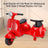 Dual Electric 6V Kid Ride On Motorcycle With Side 5 Wheel Electric Kid Car