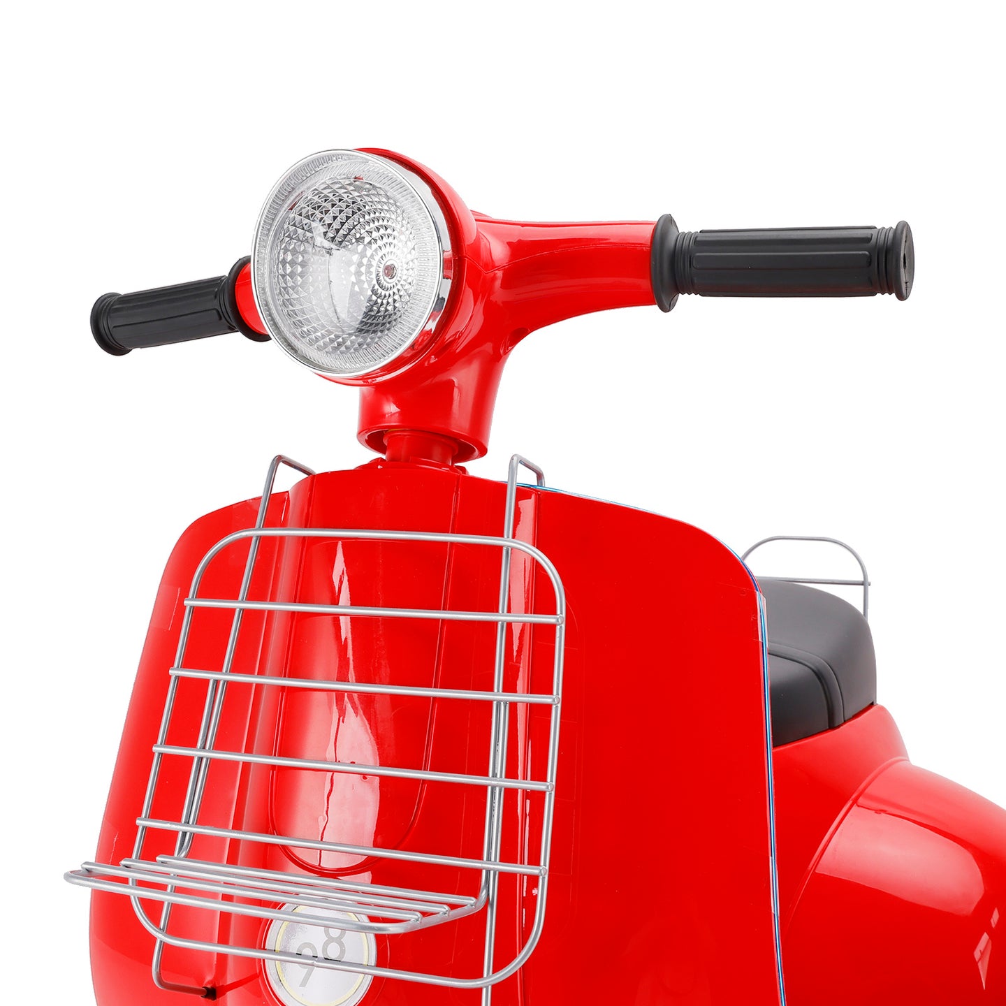Dual Electric 6V Kid Ride On Motorcycle With Side 5 Wheel Electric Kid Car