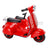 Dual Electric 6V Kid Ride On Motorcycle With Side 5 Wheel Electric Kid Car