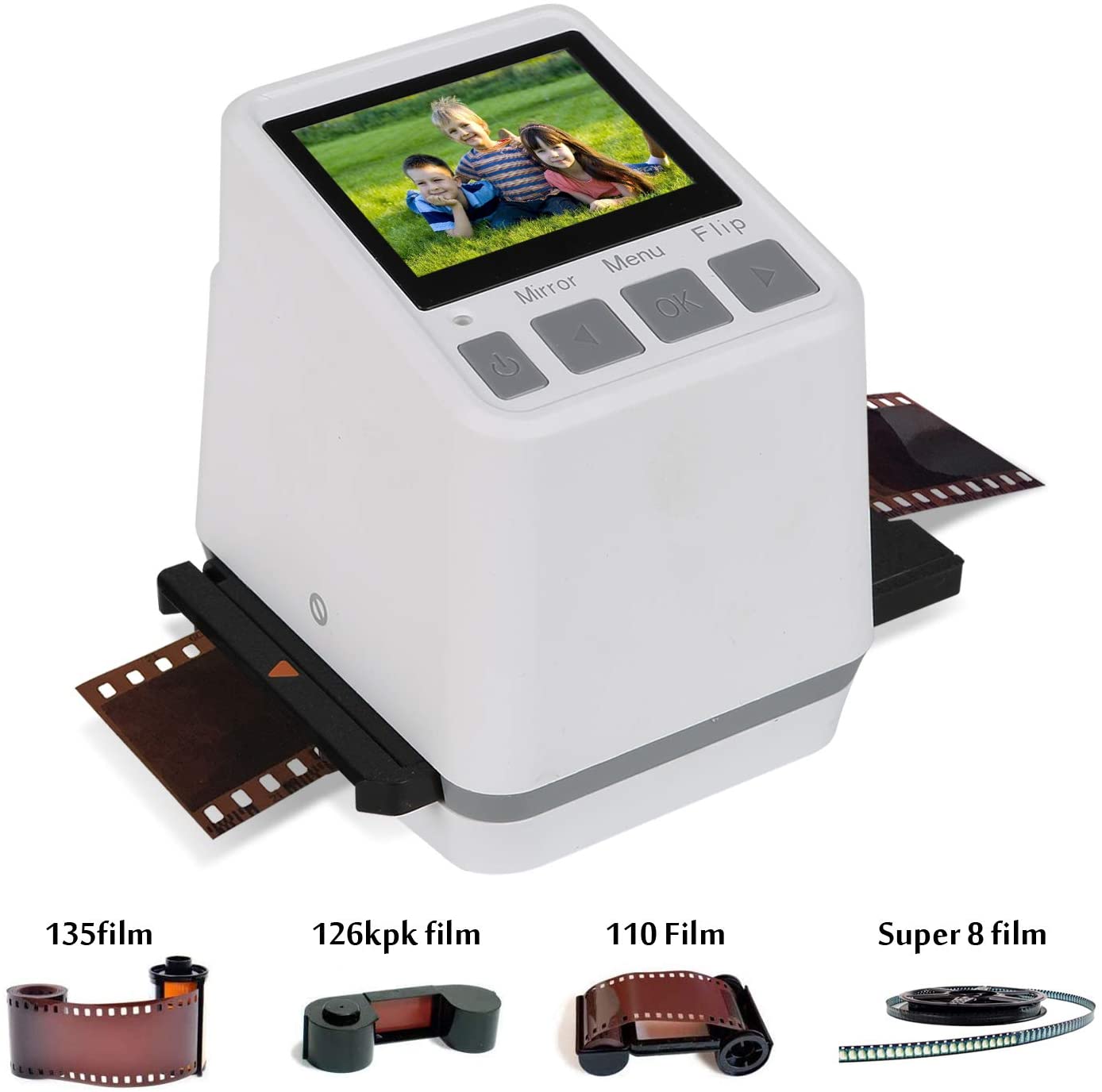 Old Film Scanner 14MP 22MP Converts 126KPK/135/110/Super 8 Films Film Scanner HD