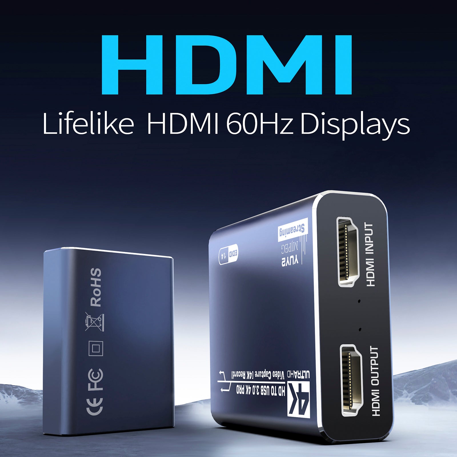 HDMI Acquisition Card 4K Video Live Broadcast USB3.0 Data Camera PS4 Recording