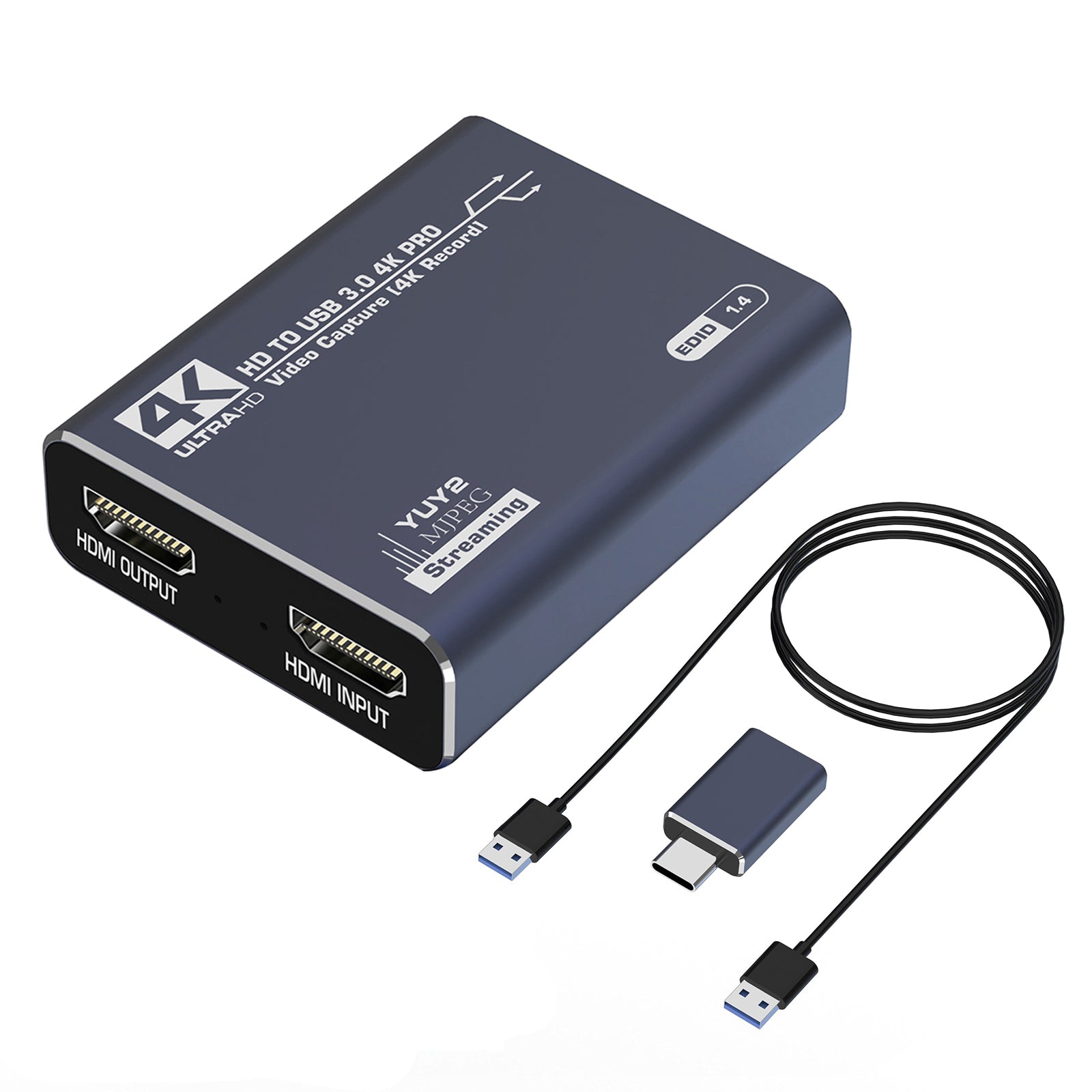 HDMI Acquisition Card 4K Video Live Broadcast USB3.0 Data Camera PS4 Recording