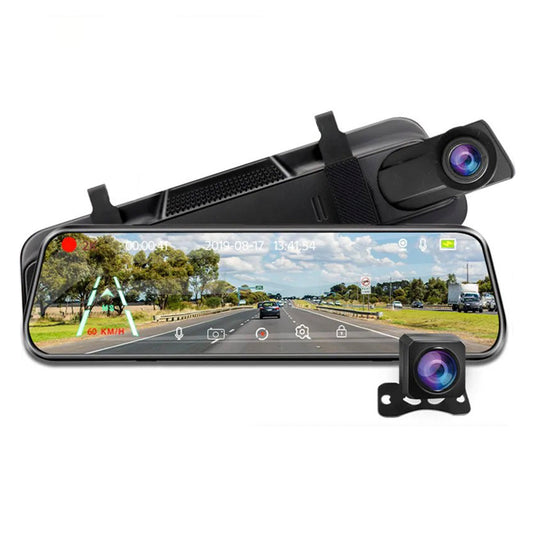 10-inch Full Screen HD 1080P Rearview Mirror Streaming Media Driving Recorder
