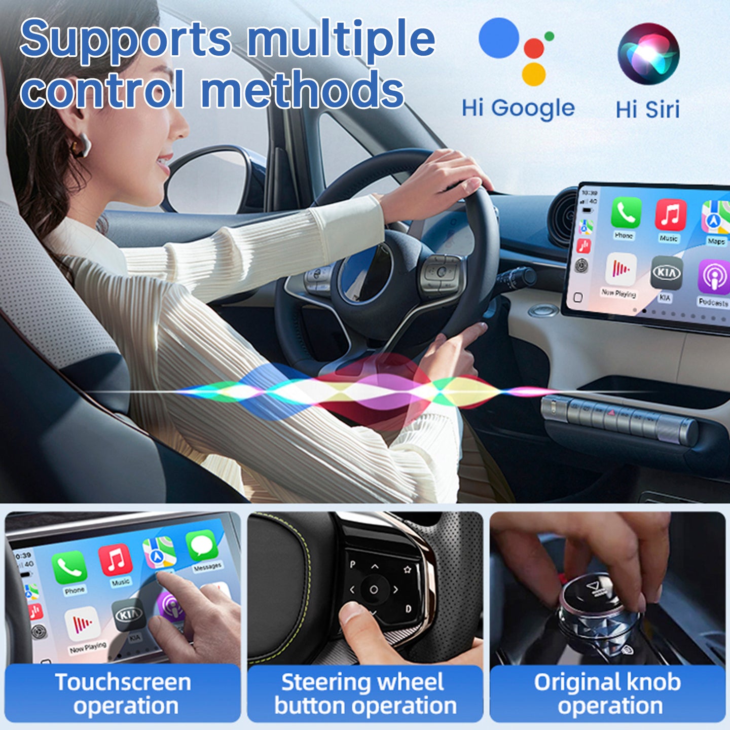 Carlinkit5.0 Mini Ultra Wireless Carplay Android Auto Adapter Connection Car Box