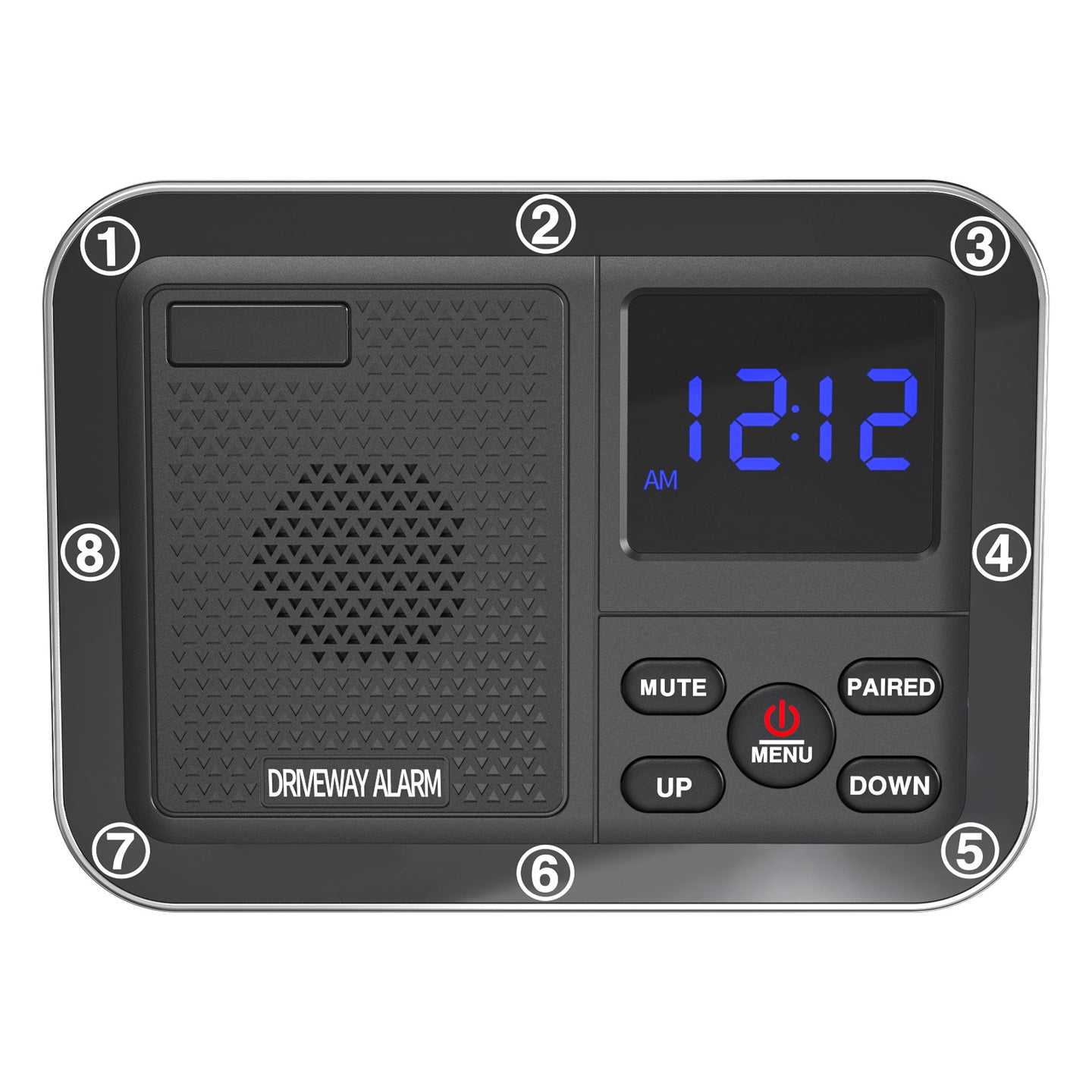 2600 feet Solar Outdoor Infrared Powered Driveway Alarms Wireless Motion Sensors