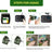 2600 feet Solar Outdoor Infrared Powered Driveway Alarms Wireless Motion Sensors