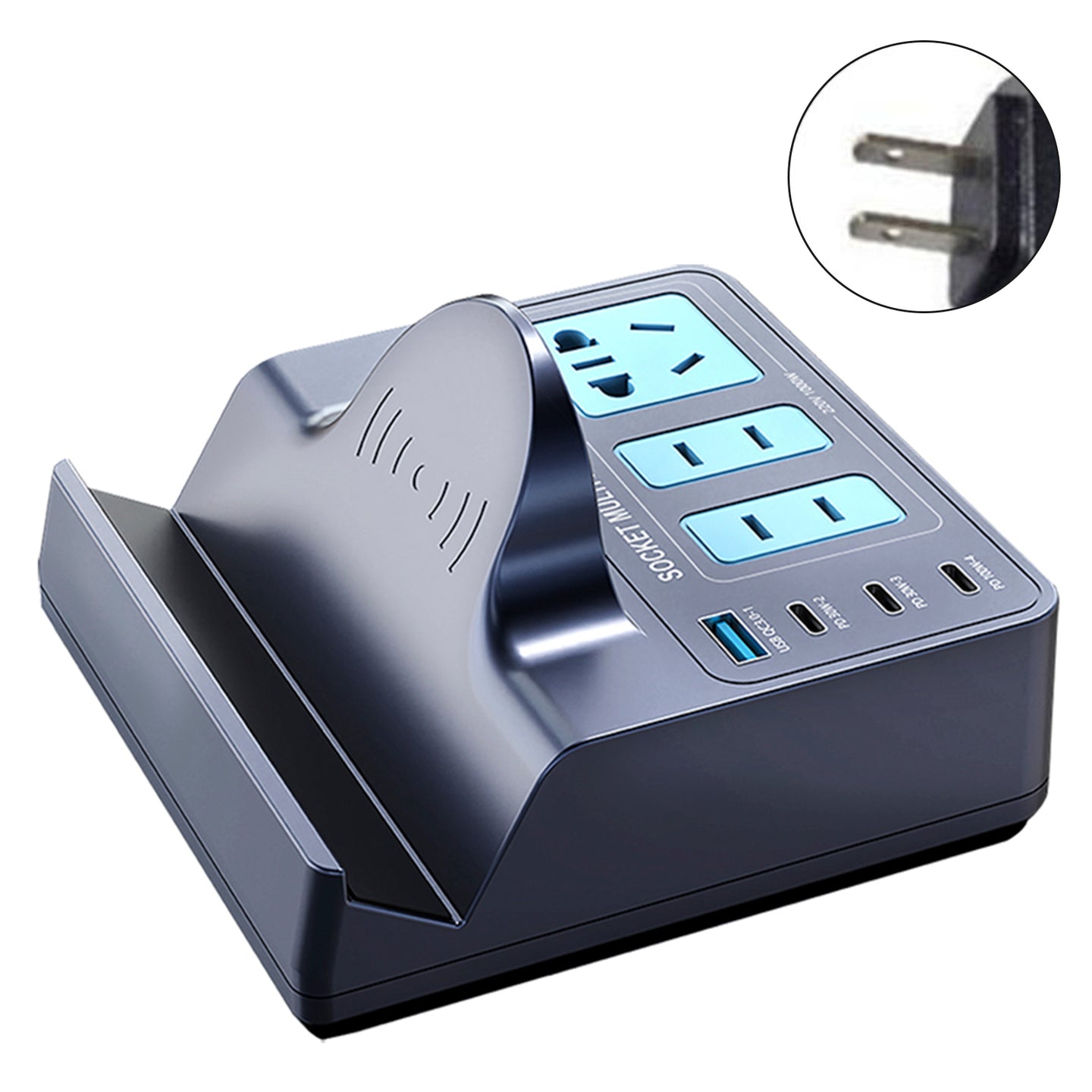 140W Smart Wireless Fast Charging Socket High Power PD100W Notebook QC Charging
