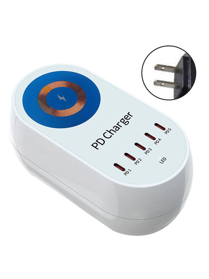 140W PD Multi-Port Charger Magnetic Wireless Fast Charging PD100W Laptop Charger