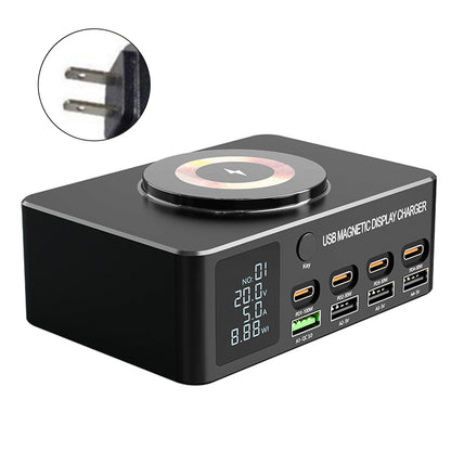 140W Fast Charging Charger Intelligent Digital Display PD100W Magnetic Wireless