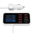 USB Charger PD5V1A QC3.0 Display Small Car 8 Port Car Charger Cigarette Lighter