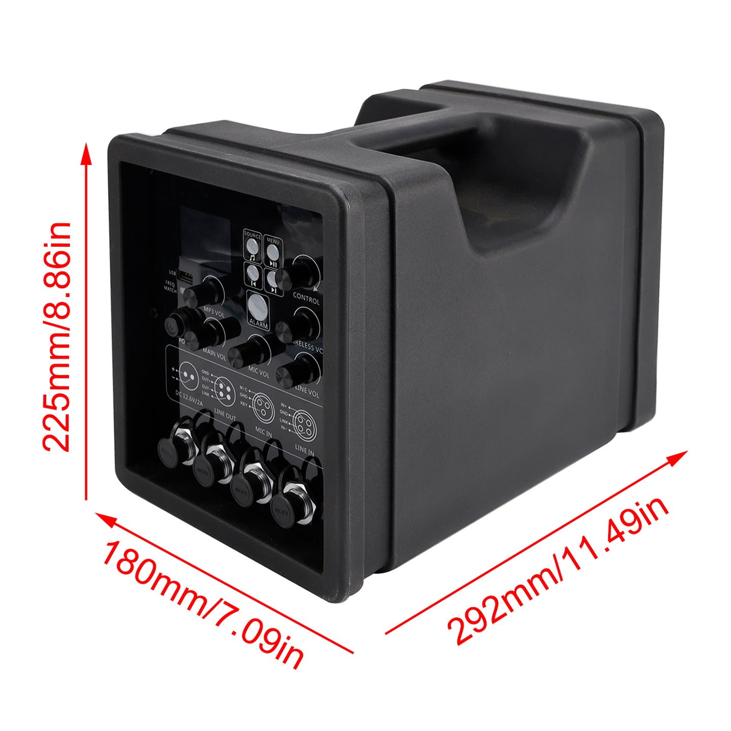 CX-10 Portable Megaphone Wireless PA Speaker System Bluetooth FM Loudspeaker