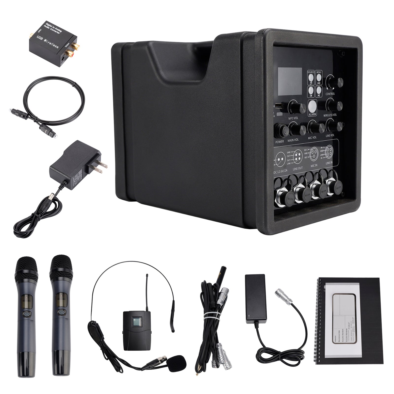 CX-10 Portable Megaphone Wireless PA Speaker System Bluetooth FM Loudspeaker