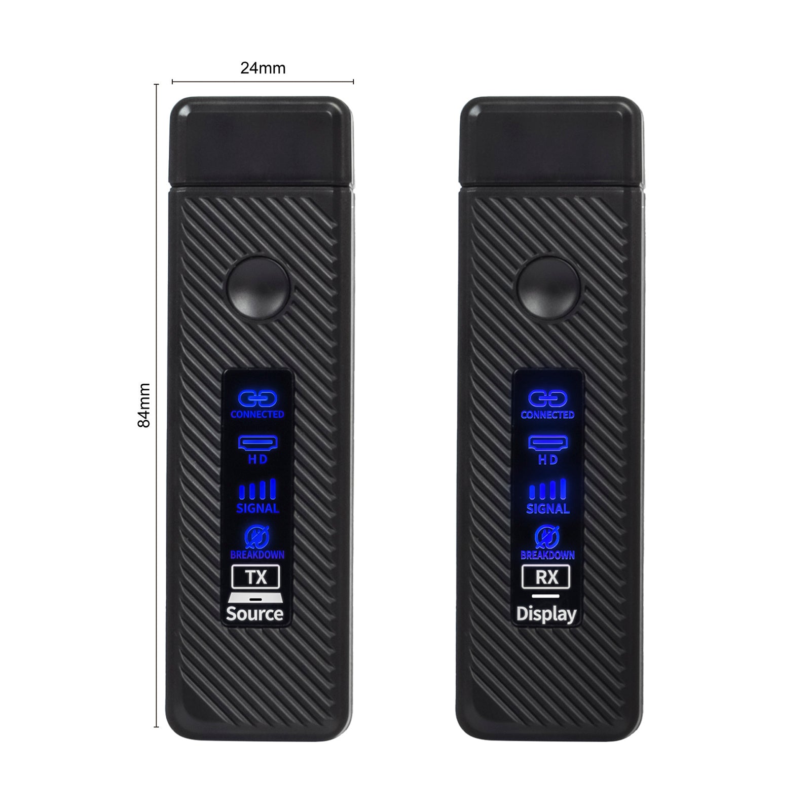 HDMI Wireless Screen Projector HD 1080P 50M Video Transmitter Receiver Black