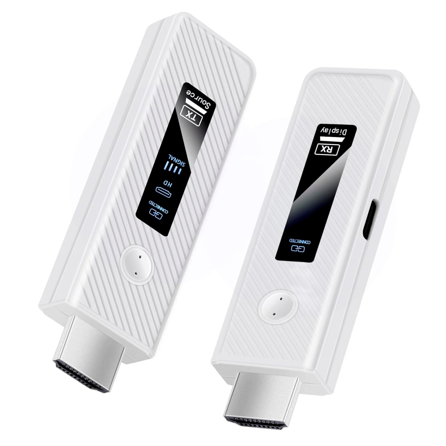 HDMI Wireless Screen Projector HD 1080P 50M Video Transmitter Receiver White