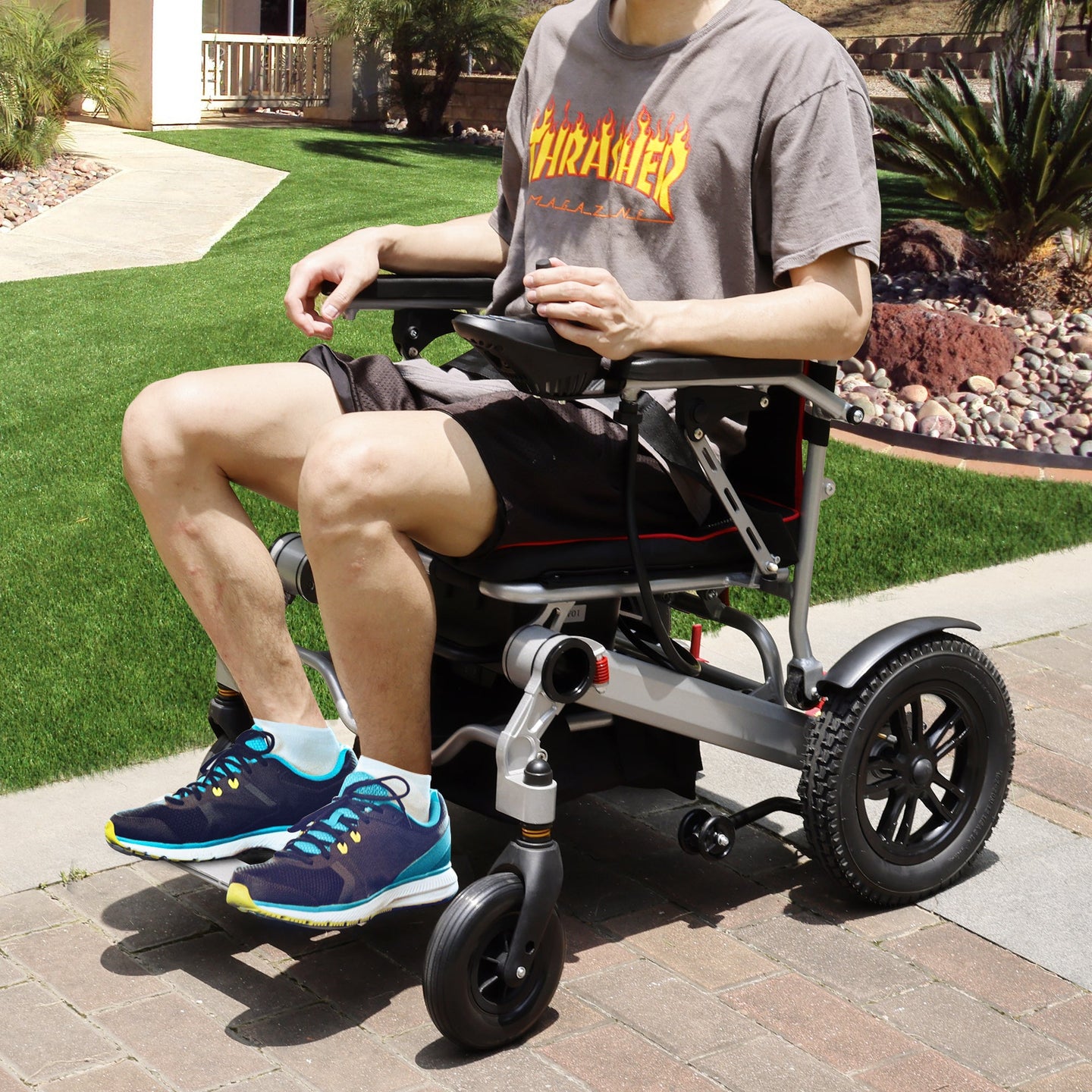 Portable Power Wheelchair for Seniors - Compact, Foldable, Travel-Friendly
