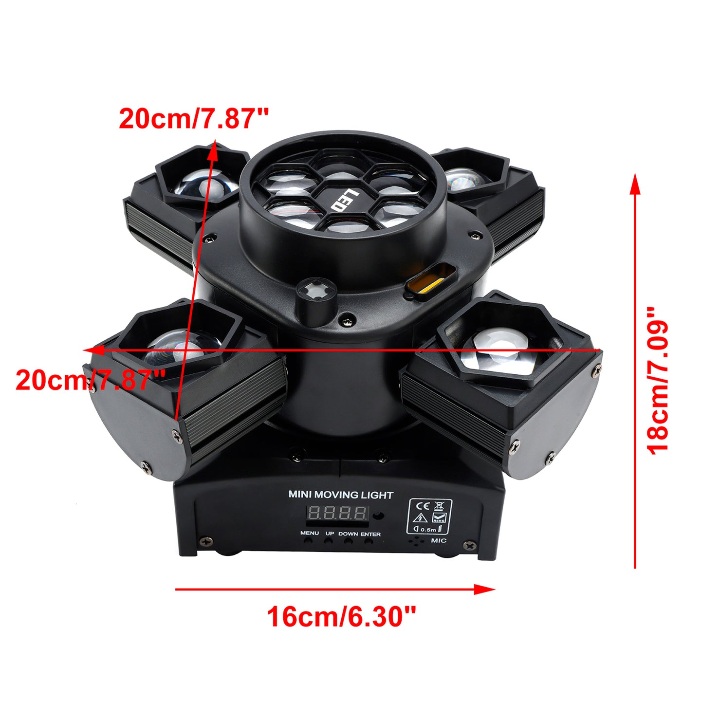 4In1 Four Head 80W Stage Laser Light DMX Stage Lighting DJ Party Lighting Effect