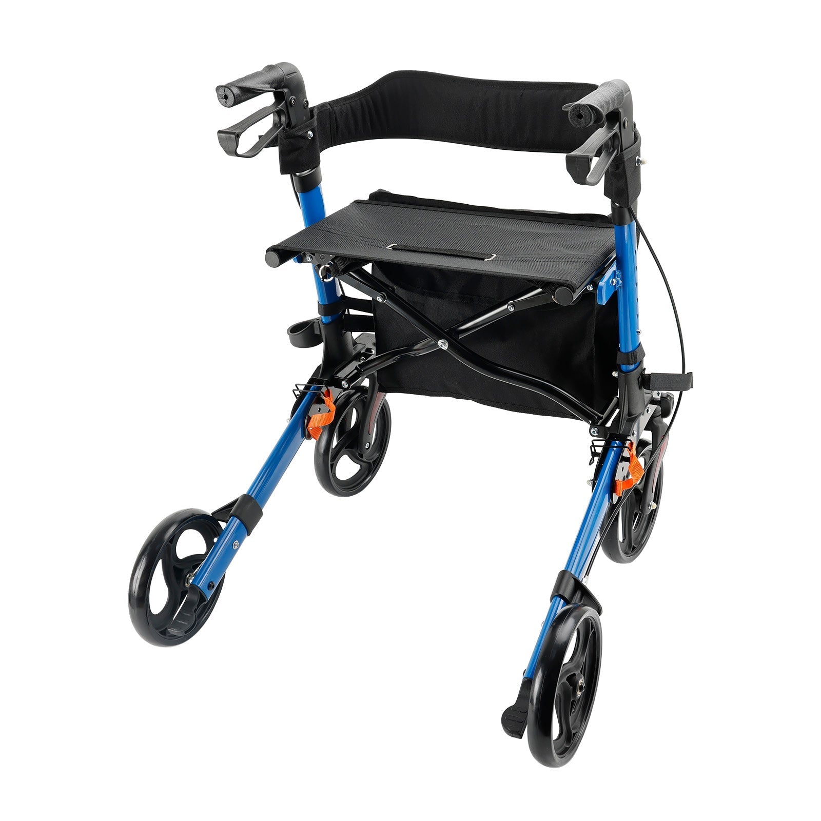 Lightweight Rollator Walker for Seniors ¨C Foldable with Seat & Brakes