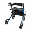 Lightweight Rollator Walker for Seniors ¨C Foldable with Seat & Brakes