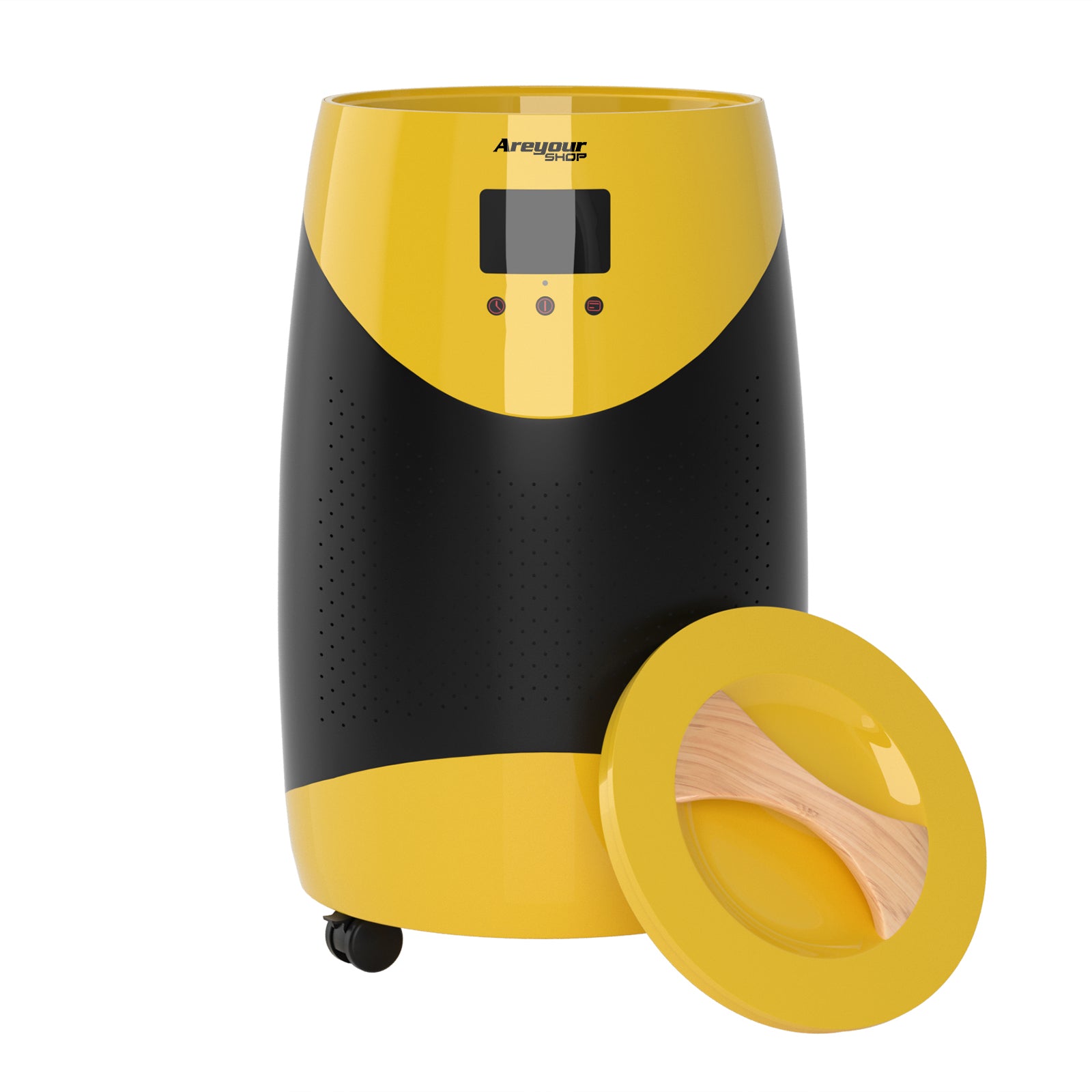 20L Bucket Style Large Towel Warmer Drying Rapid Heat-Up Auto Shut Off Yellow (Copy)