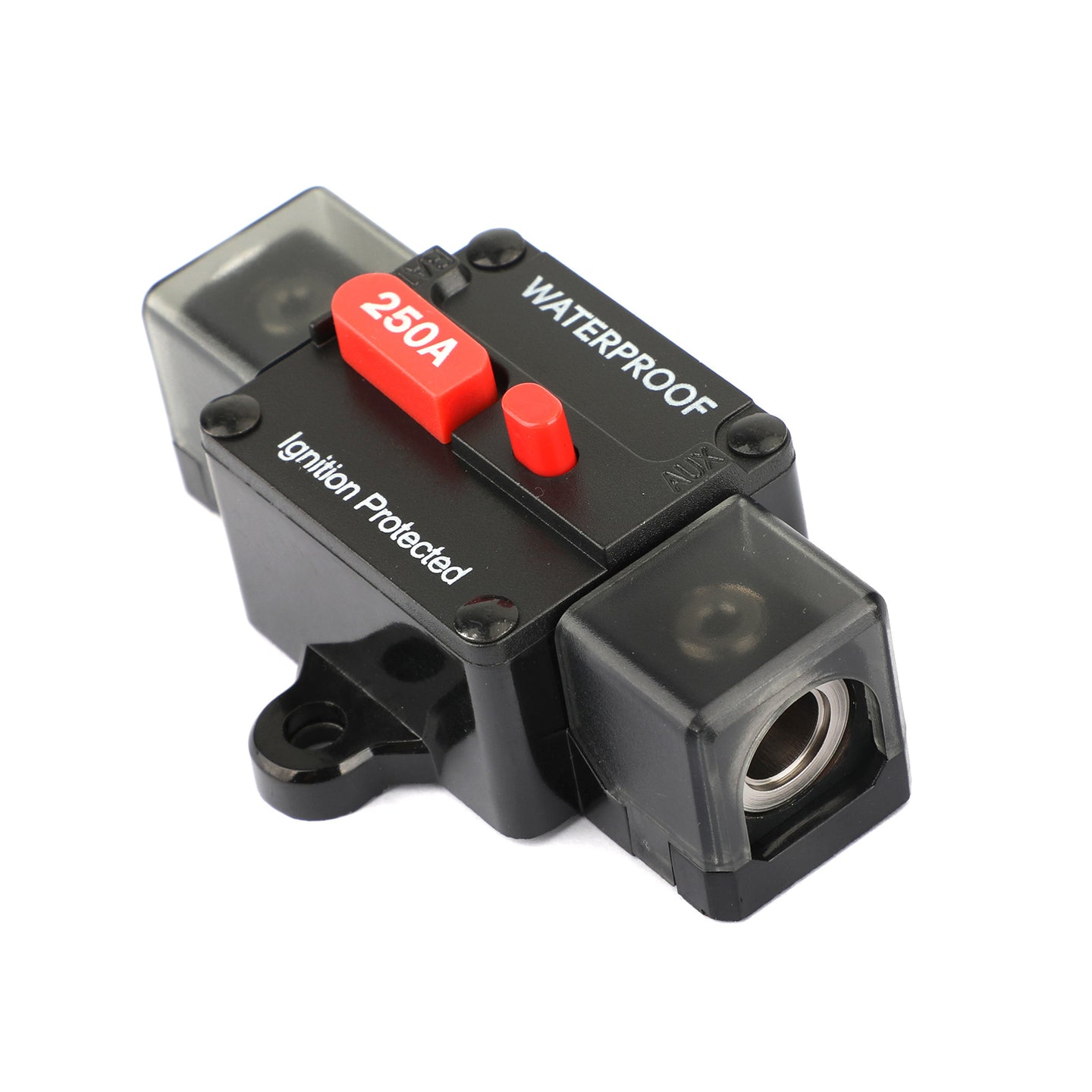 250A Circuit Breaker Ignition Protected Inline Reset Replace Fuse For Car Marine 250A AMP Circuit Breaker Ignition Inline Replace Reset Fuse For Car Audio Marine 250A Circuit Breaker Ignition Inline Automatic Reset Fuse For Car Audio Marine