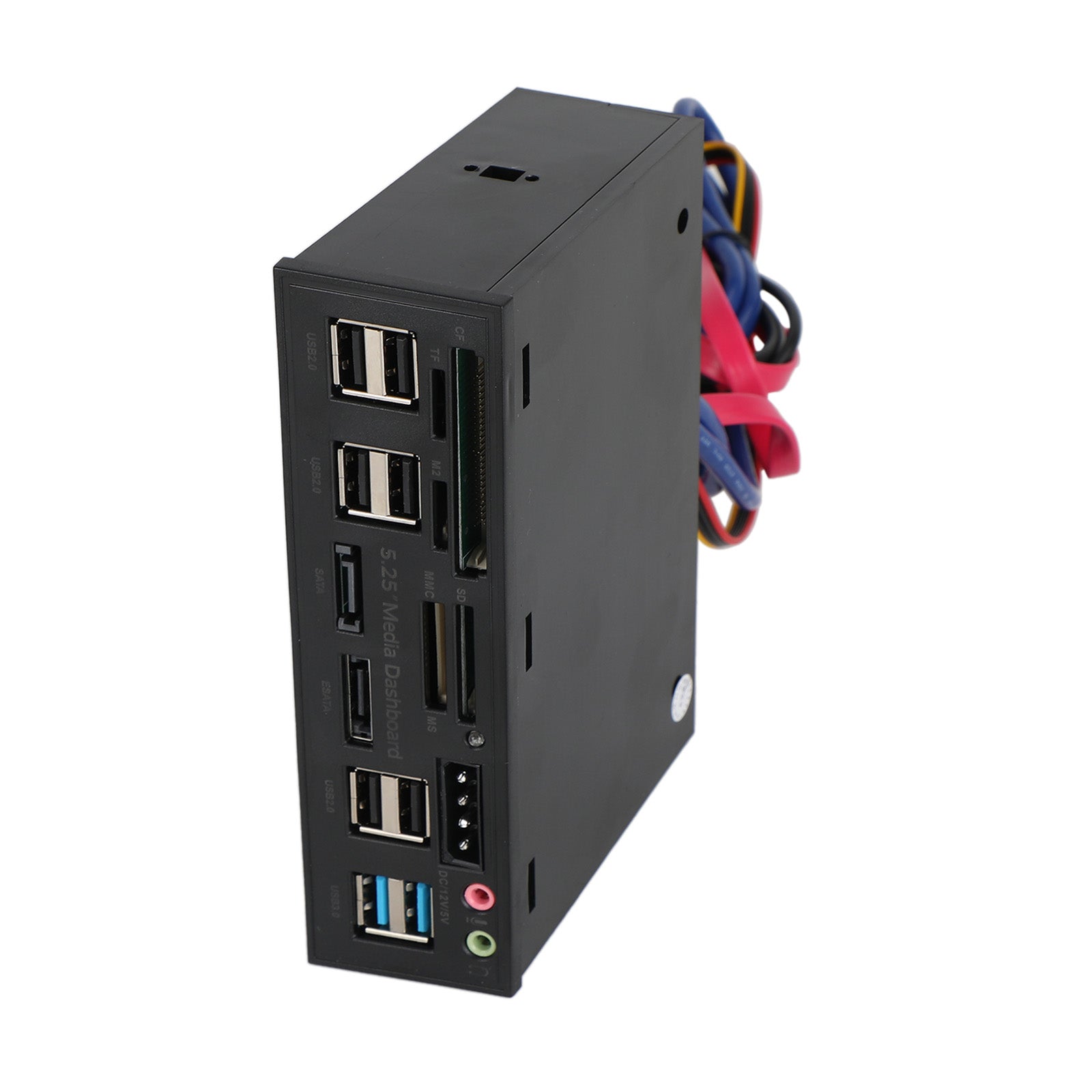 5.25" USB 3.0 SATA eSATA PC Front Panel Media Dashboard Internal Card Reader