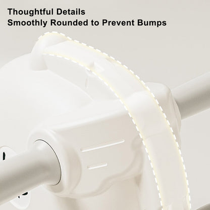 4-in-1 Baby Rocking Horse for Toddlers 1-3 Years ¨C Ride-On Toy with Detachable Balance Board,Push Rod,Guardrails & 4 Smooth Wheels,HDPE Material,80 lbs Weight Capacity with Sound Brown