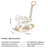 4-in-1 Baby Rocking Horse for Toddlers 1-3 Years ¨C Ride-On Toy with Detachable Balance Board,Push Rod,Guardrails & 4 Smooth Wheels,HDPE Material,80 lbs Weight Capacity with Sound Brown