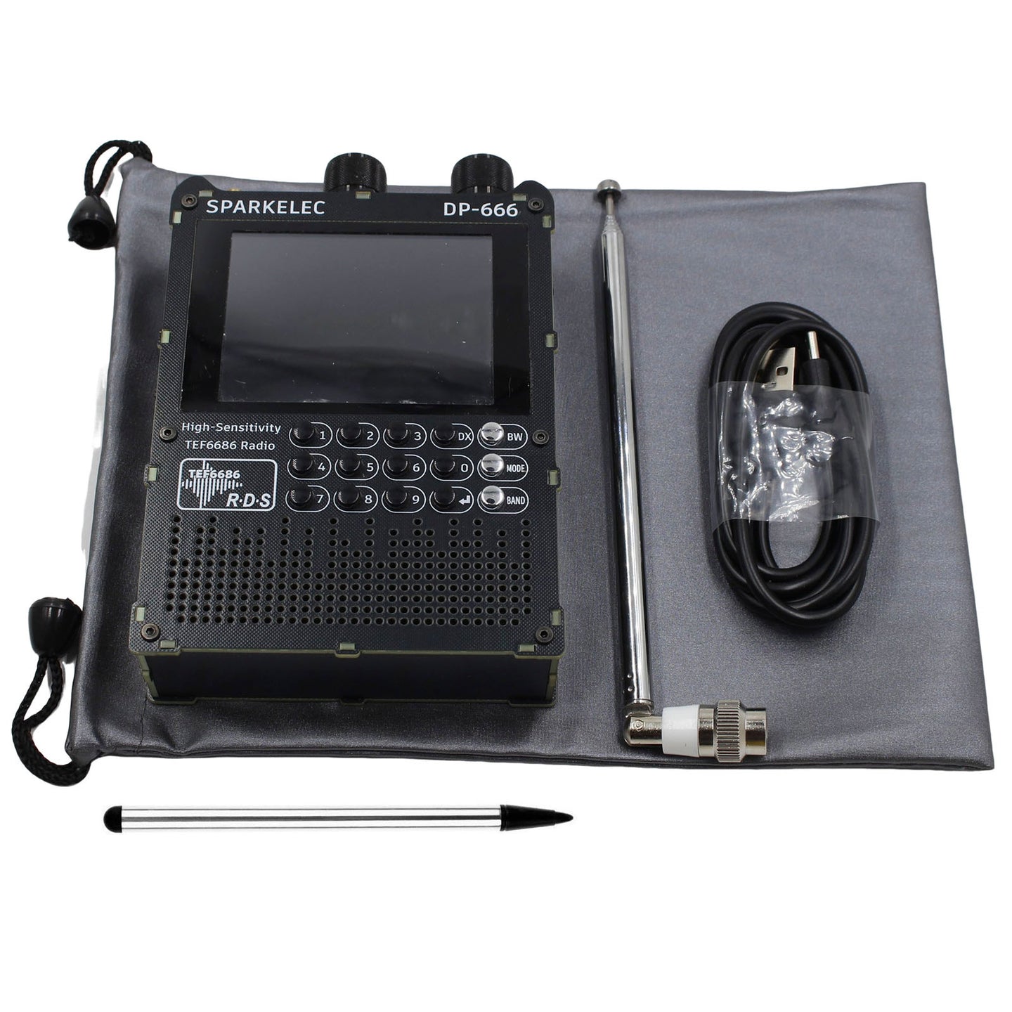New TEF6686 DSP Radio DP-666 High Sensitivity Full Band FM AM FM Shortwave Radio