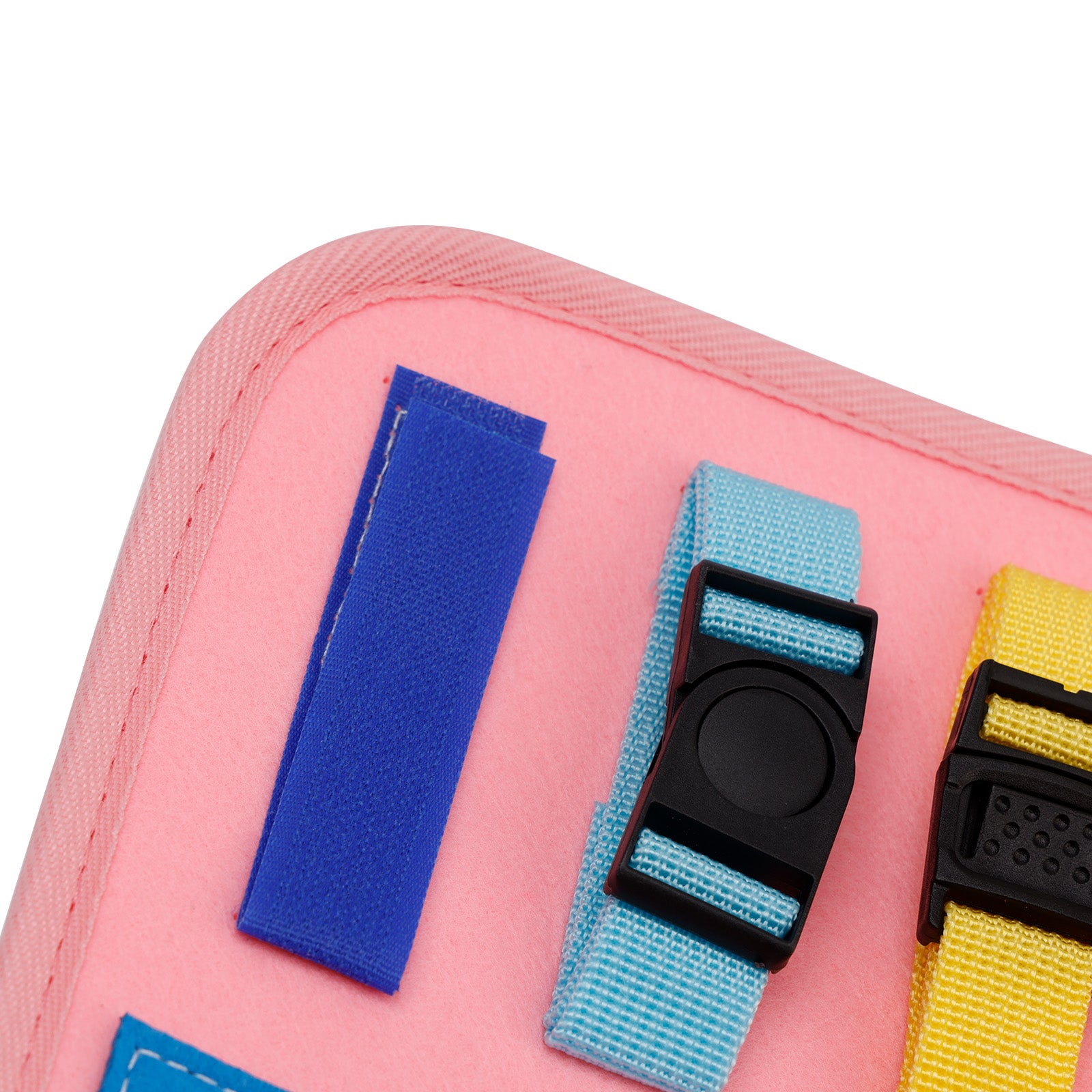 Montessori Activity Board for Toddlers Multi-Functional Interactive Toy Book—Zippers Ideal for Quiet Play—Educational Gift for Children Aged 2-4