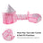 Kids Play Tent with Tunnel & Ball Pit Pink