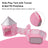 Kids Play Tent with Tunnel & Ball Pit Pink