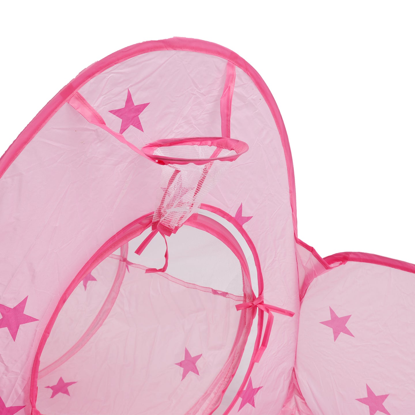 Kids Play Tent with Tunnel & Ball Pit Pink