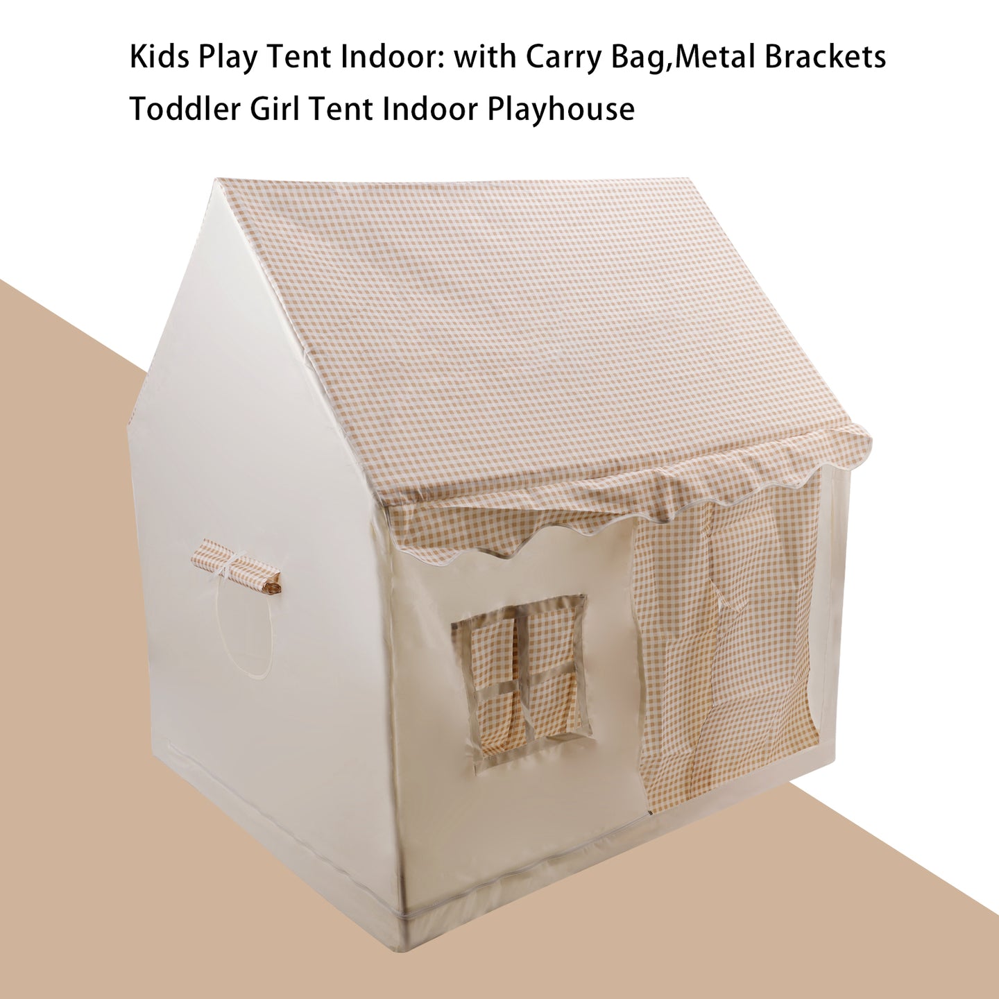 Metal Brackets-Toddler Girl Tent Indoor Playhouse for Toddlers Kids Toys for Boy Girl Birthday Gift