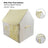 PVC Brackets-Toddler Girl Tent Indoor Playhouse for Toddlers Kids Toys for Boy Girl Birthday Gift Yellow