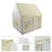 PVC Brackets-Toddler Girl Tent Indoor Playhouse for Toddlers Kids Toys for Boy Girl Birthday Gift Yellow