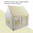 PVC Brackets-Toddler Girl Tent Indoor Playhouse for Toddlers Kids Toys for Boy Girl Birthday Gift Yellow