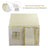 PVC Brackets-Toddler Girl Tent Indoor Playhouse for Toddlers Kids Toys for Boy Girl Birthday Gift Yellow