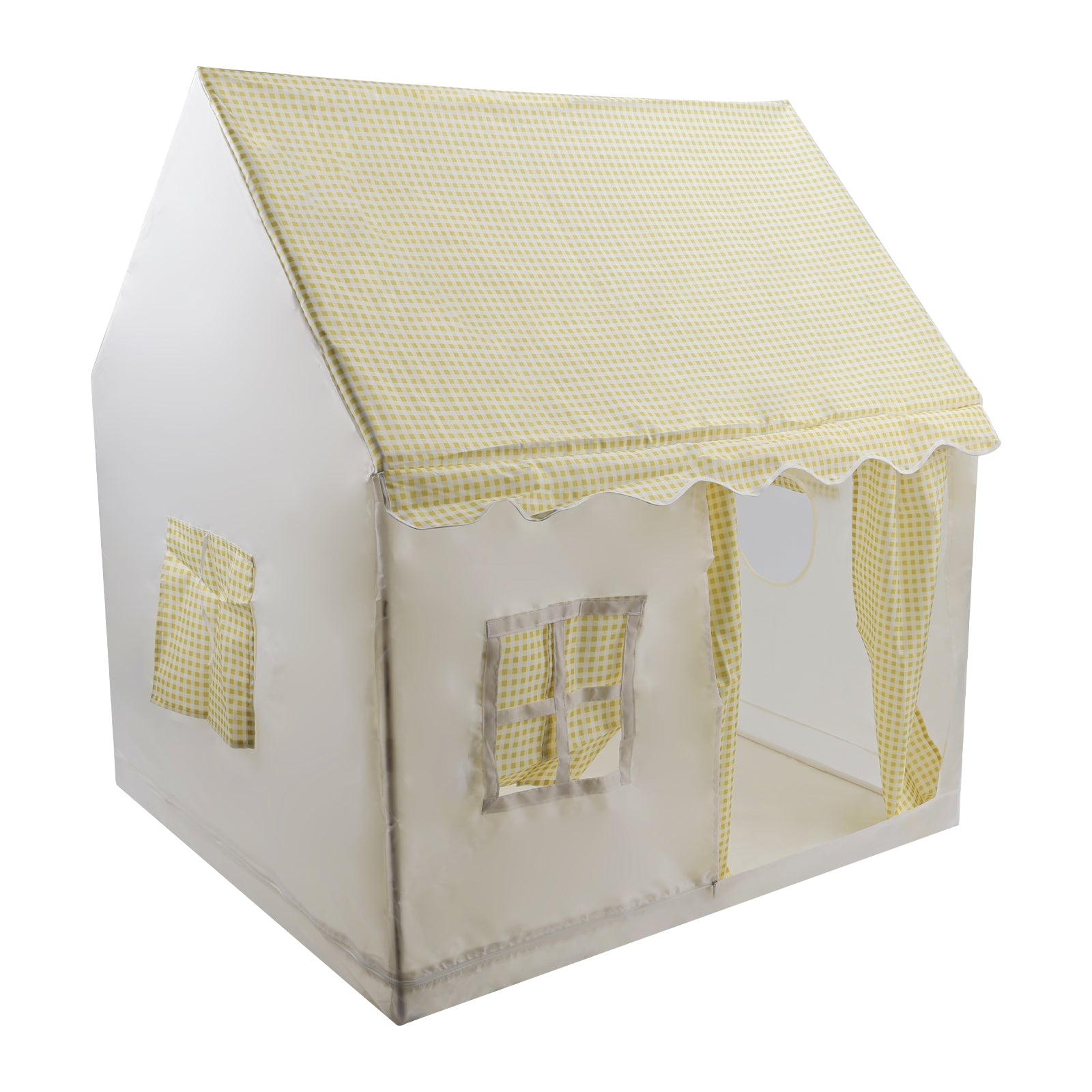 PVC Brackets-Toddler Girl Tent Indoor Playhouse for Toddlers Kids Toys for Boy Girl Birthday Gift Yellow