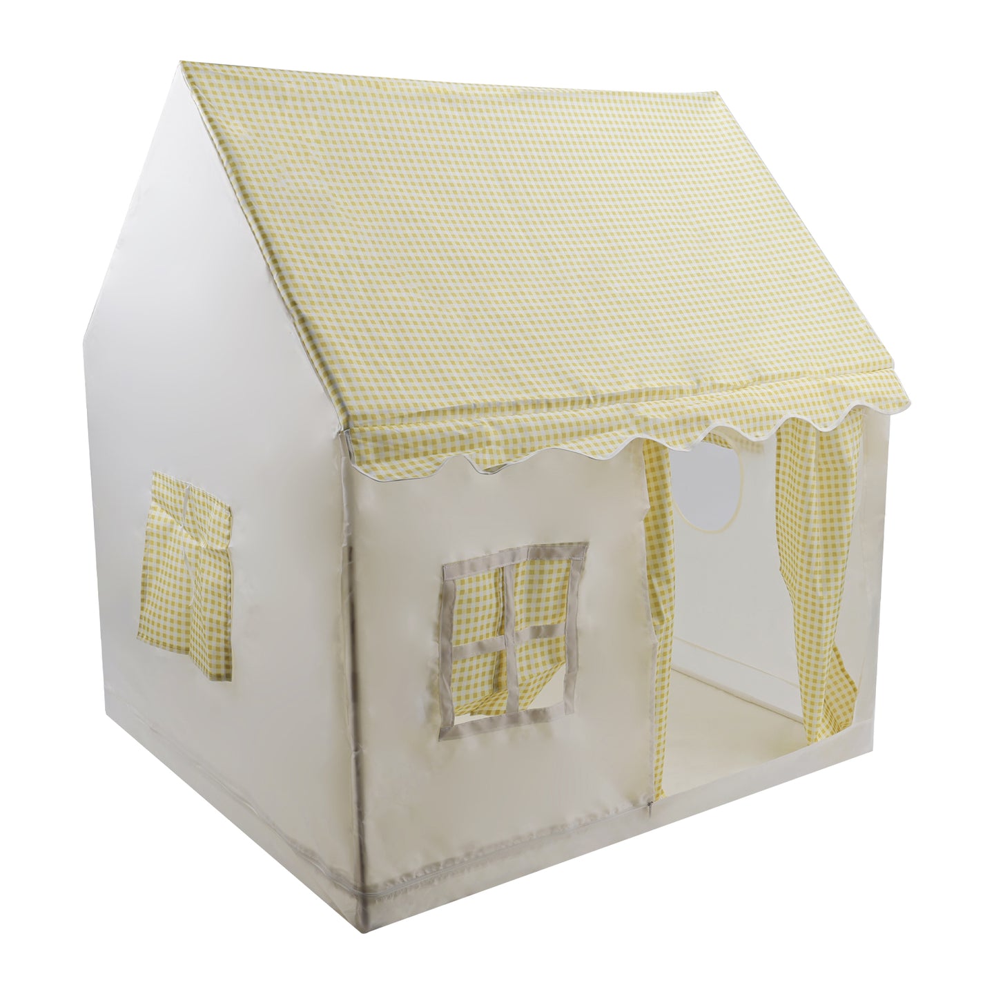PVC Brackets-Toddler Girl Tent Indoor Playhouse for Toddlers Kids Toys for Boy Girl Birthday Gift Yellow