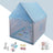 Kids Indoor Play Tent for Boys & Girls,Assembly Tent with Metal Frame,Mesh Window,Optional Star Lights & Mat,Portable Children's Playhouse with Carry Bag Blue