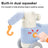 2-in-1 Baby Rocking Horse for Toddlers Ride-On Toy with Detachable Balance Board & Crane Function