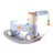 2-in-1 Baby Rocking Horse for Toddlers Ride-On Toy with Detachable Balance Board & Crane Function