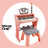 25-Key Kids Piano Toy with Stand & Stool,Microphone - Multifunctional Electronic Keyboard for Boys Girls Gift Ages 3+ (White)