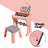 25-Key Kids Piano Toy with Stand & Stool,Microphone - Multifunctional Electronic Keyboard for Boys Girls Gift Ages 3+ (White)