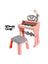 25-Key Kids Piano Toy with Stand & Stool,Microphone - Multifunctional Electronic Keyboard for Boys Girls Gift Ages 3+ (White)